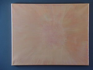 "Orange Sunshine" Acrylic on Canvas---16" x 20"