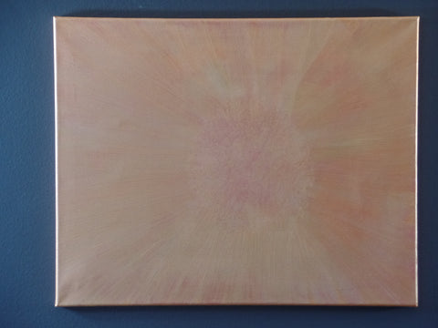 "Orange Sunshine" Acrylic on Canvas---16" x 20"
